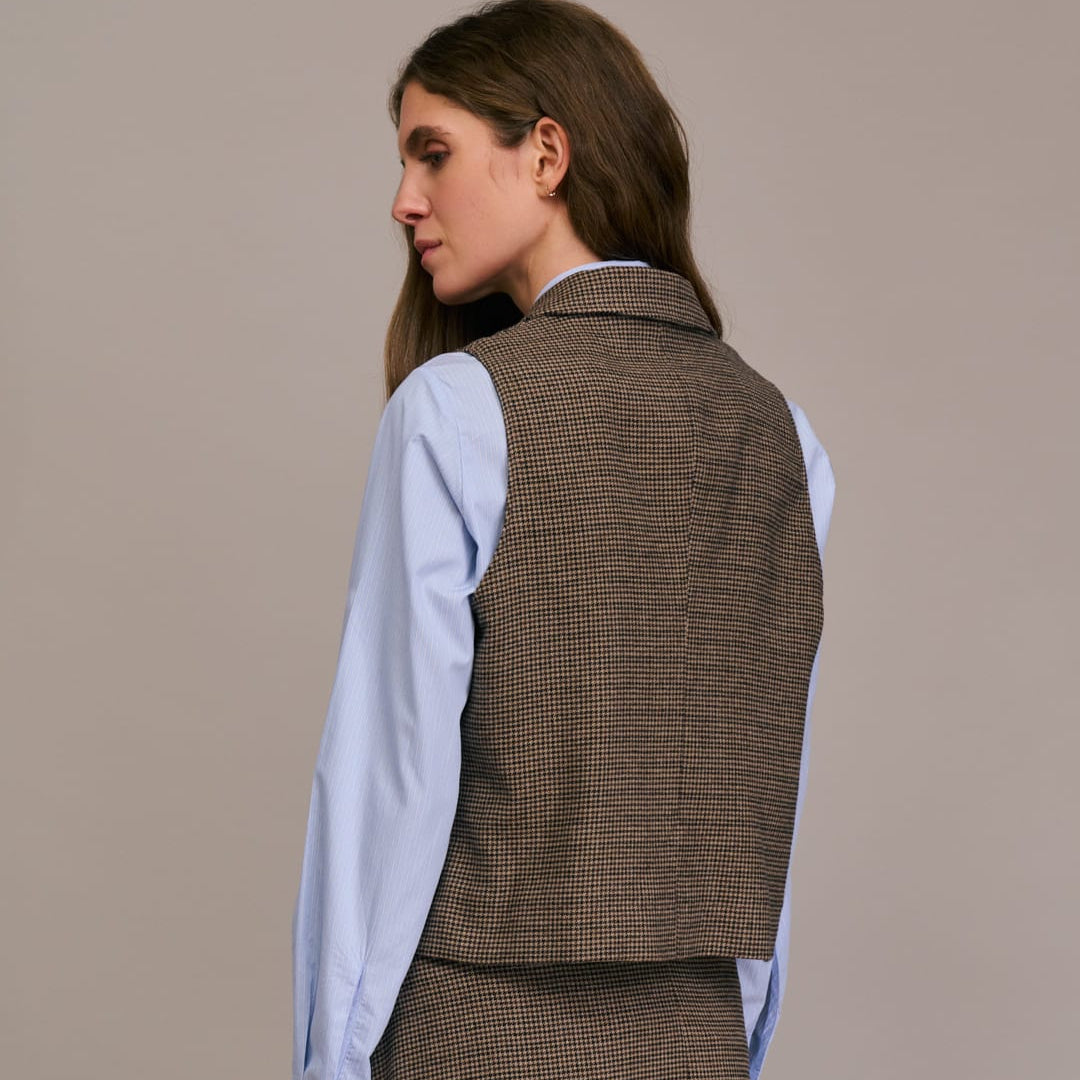 Diega Clothing Gilto Houndstooth Vest