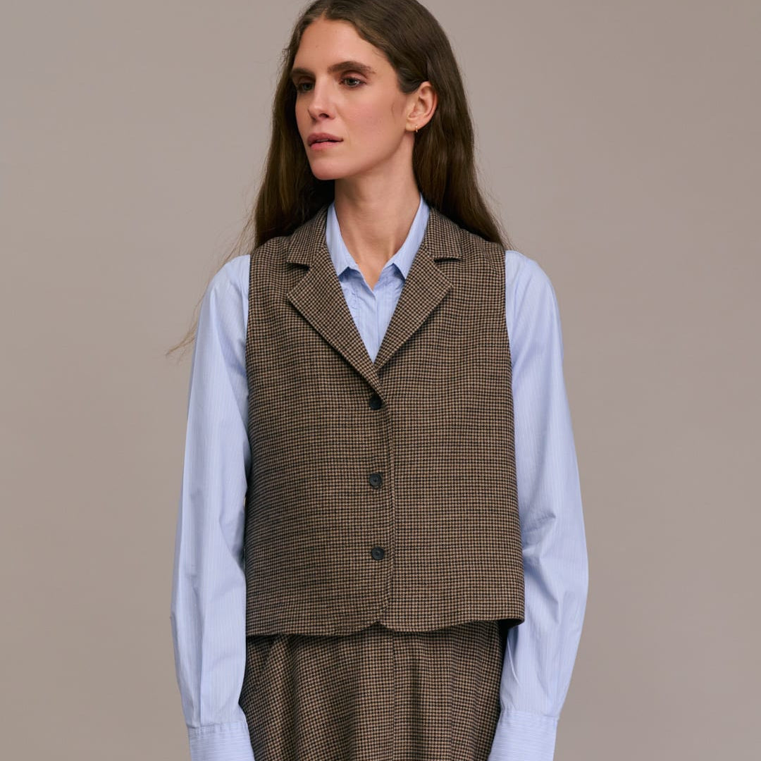 Diega Clothing Gilto Houndstooth Vest