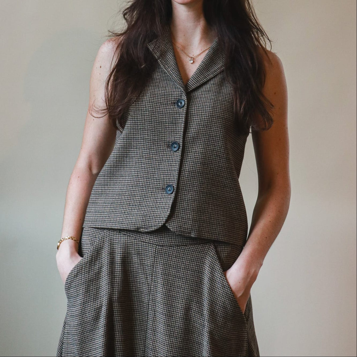 Diega SHOP Gilto Houndstooth Vest