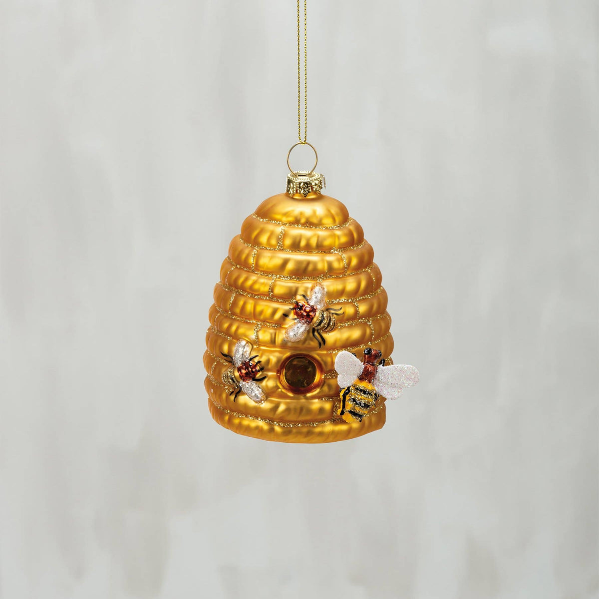 Primitives by Kathy SHOP Glass Beehive Ornament