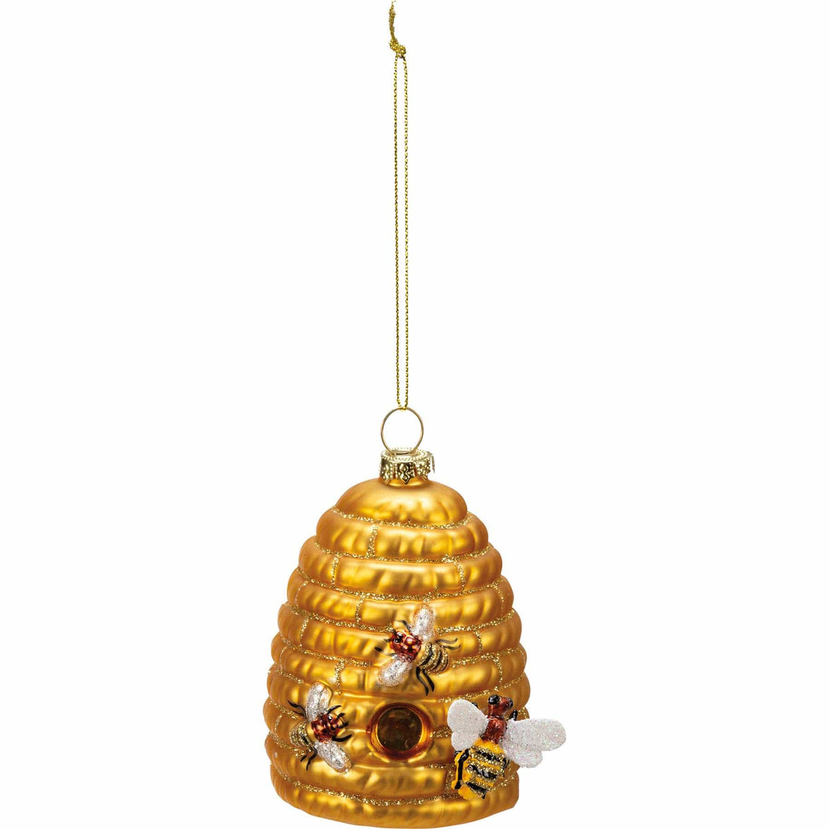 Primitives by Kathy SHOP Glass Beehive Ornament