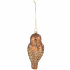 Primitives by Kathy SHOP Glass Screech Owl Ornament