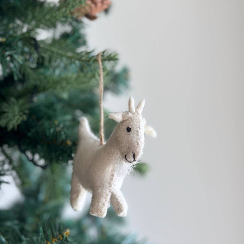 Ganapati Holiday Ornaments Goat Felt Ornament