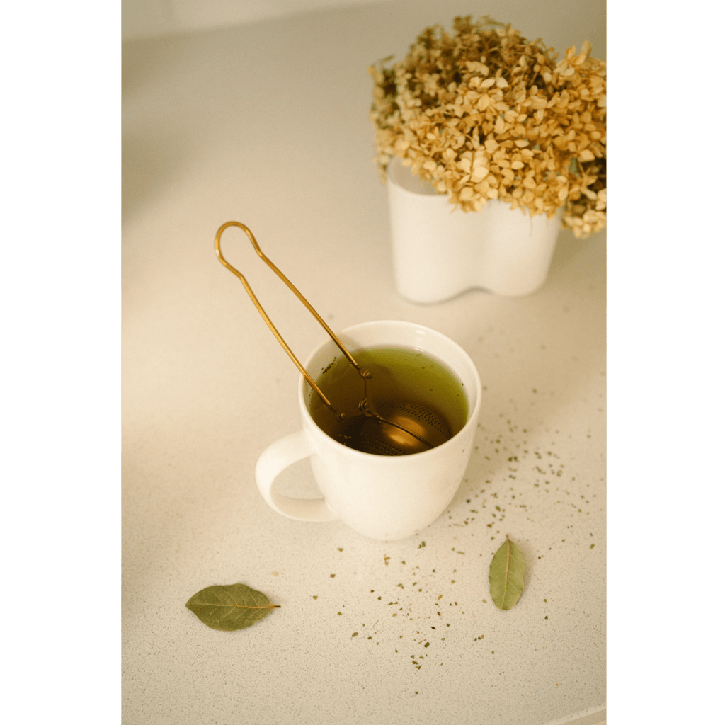 Bamboo Switch Gold Gold Tea Strainer / Infuser