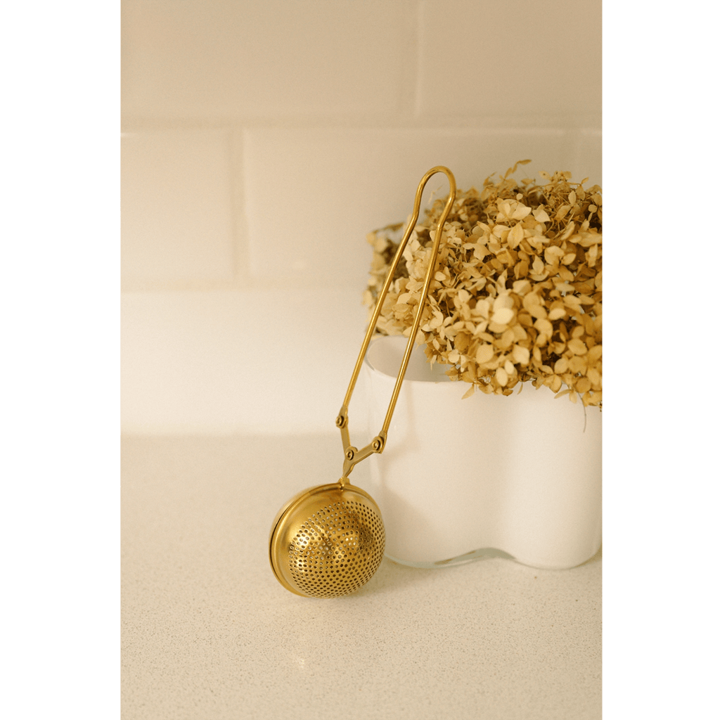 Bamboo Switch Gold Gold Tea Strainer / Infuser