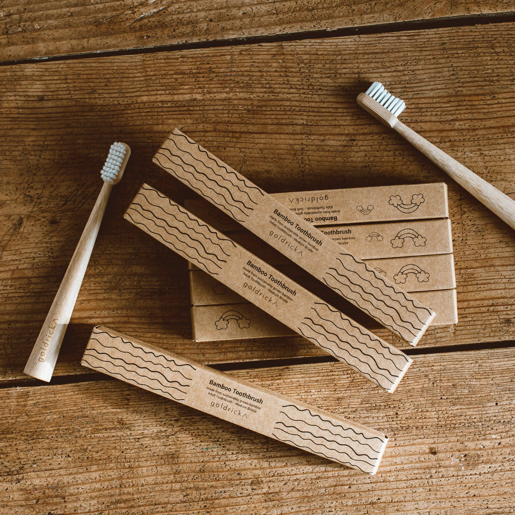 Goldrick Kids Goldrick - Bamboo Toothbrush | 10 Units Wholesale