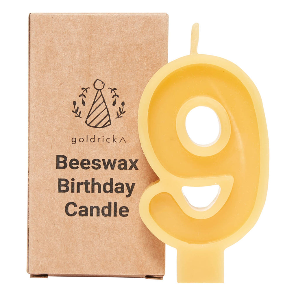 Goldrick Goldrick - Handmade Beeswax Number Candles | Wholesale | 0-9