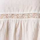 La Fée Maraboutée SHOP Gorane Lace Trim Shirt, White