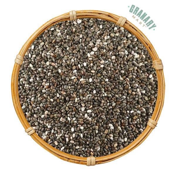 Granary Mart FOOD SERVICE PACK - 12 units of 2.75 lbs/ case Granary Mart - NATURAL WHOLE BLACK CHIA SEEDS