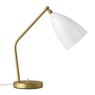 Gubi Lighting Glossy Alabaster White Gräshoppa Table Lamp