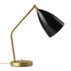 Gubi Lighting Glossy Black Gräshoppa Table Lamp