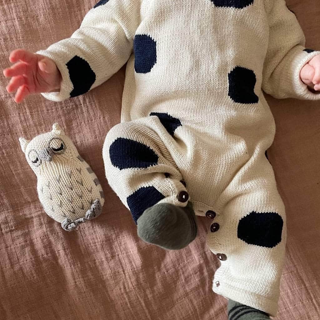 Estella SHOP Hand-Knit Owl Rattle