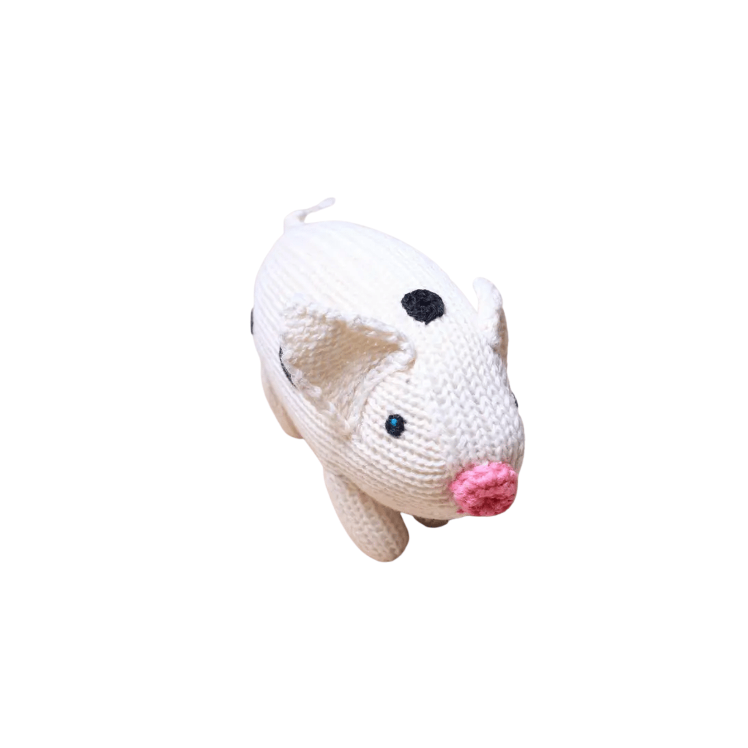 Estella SHOP Hand-Knit Piggy Rattle