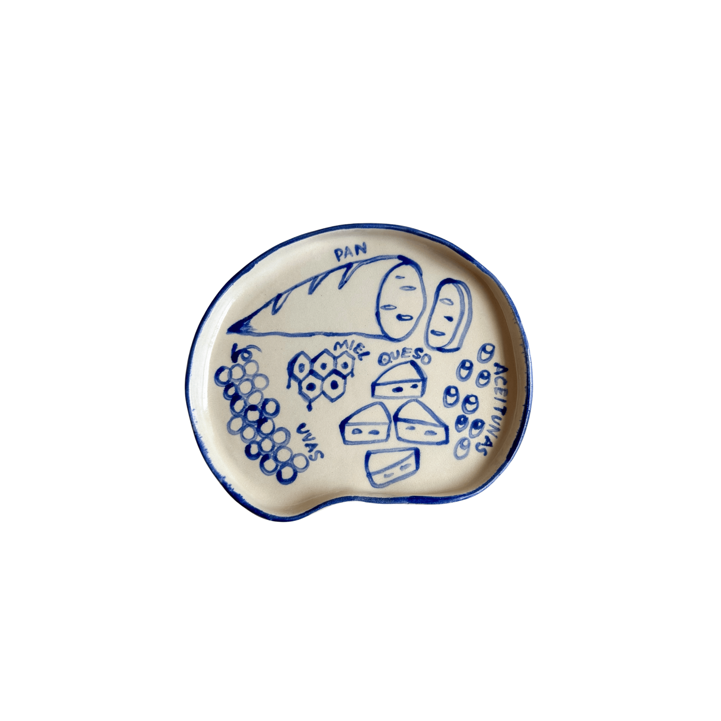 Nelly Home Goods SHOP Hand-Painted Charcuterie Plate