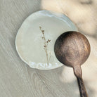 Villa Lua Home Hand-Painted Floral Spoon Rest, Brown