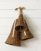 Audrey's Home & Gift SHOP Hanging Wicker Bells, Set of 3
