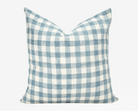 Heddle & Lamm 20" Heddle & Lamm - Reva Check - Mist Pillow Cover