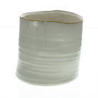 HomArt HomArt - Bower Ceramic Vase - Med Wide - Fancy White