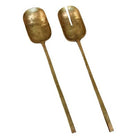 HomArt HomArt - Hayes Salad Servers, Brass - Brass