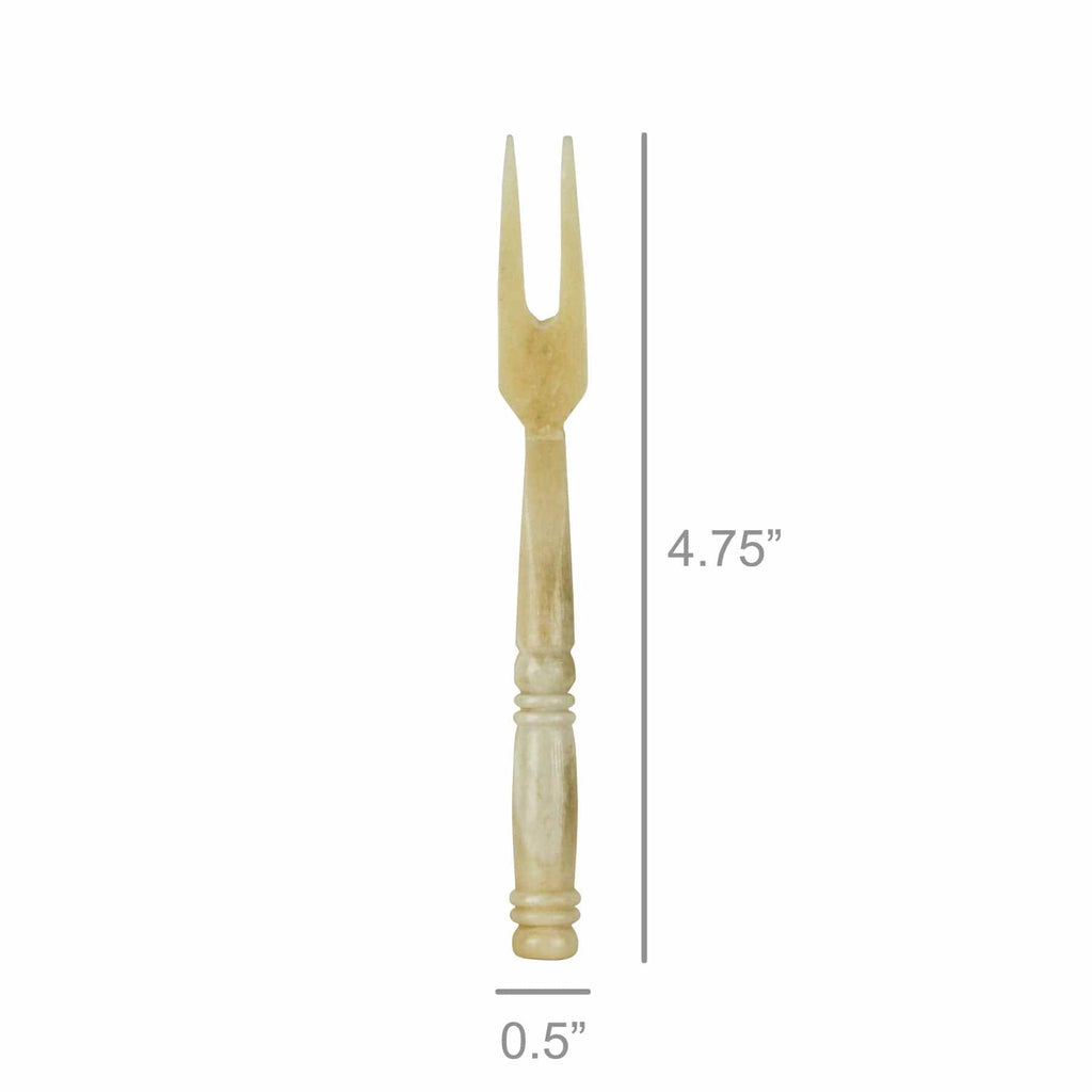 HomArt HomArt - Louisa Cocktail Fork, Bone