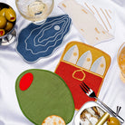 Piecework SHOP Hors D'Oeuvres Cocktail Napkins, Set Of 4