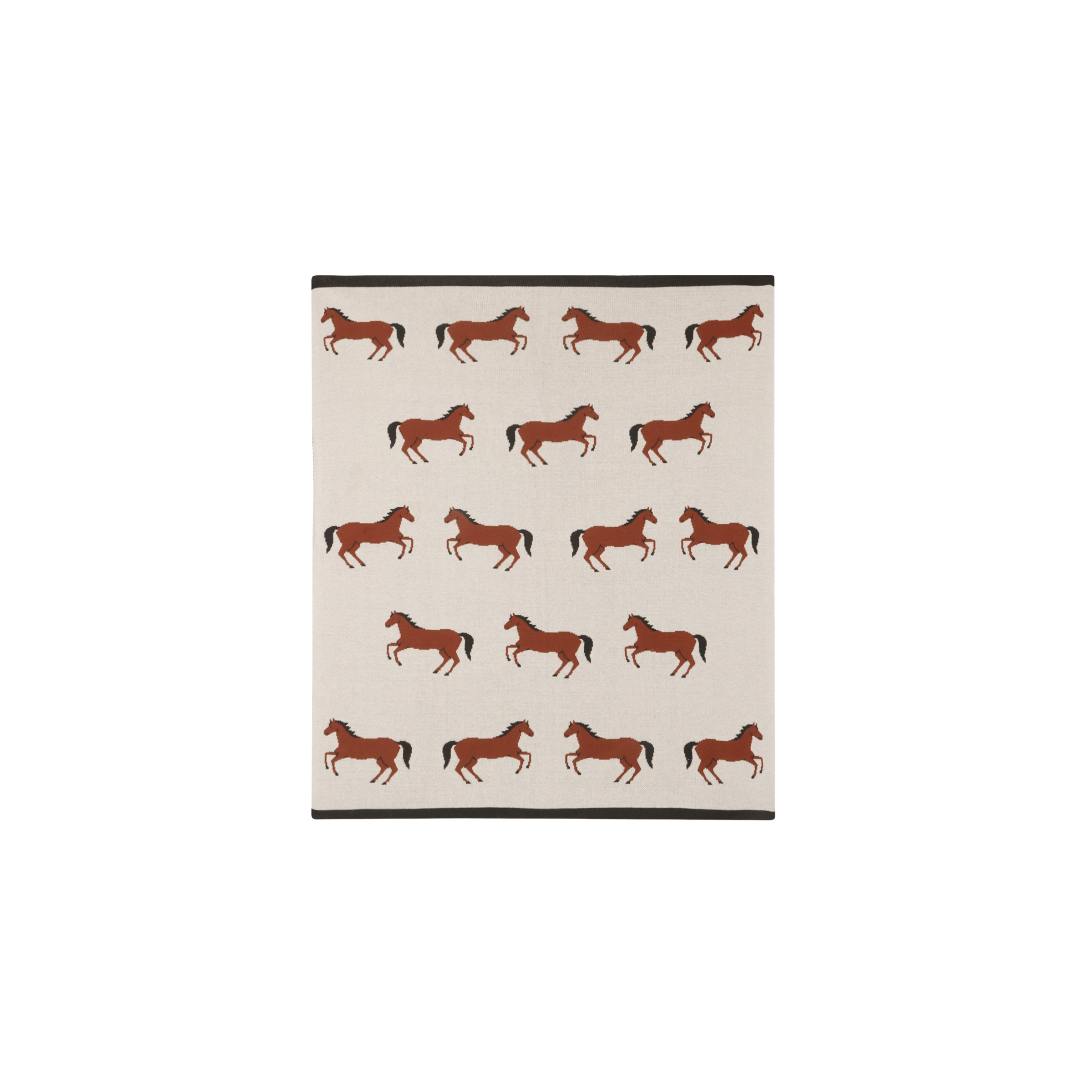 Viverano Organics SHOP Horse Sweater Knit Baby Blanket