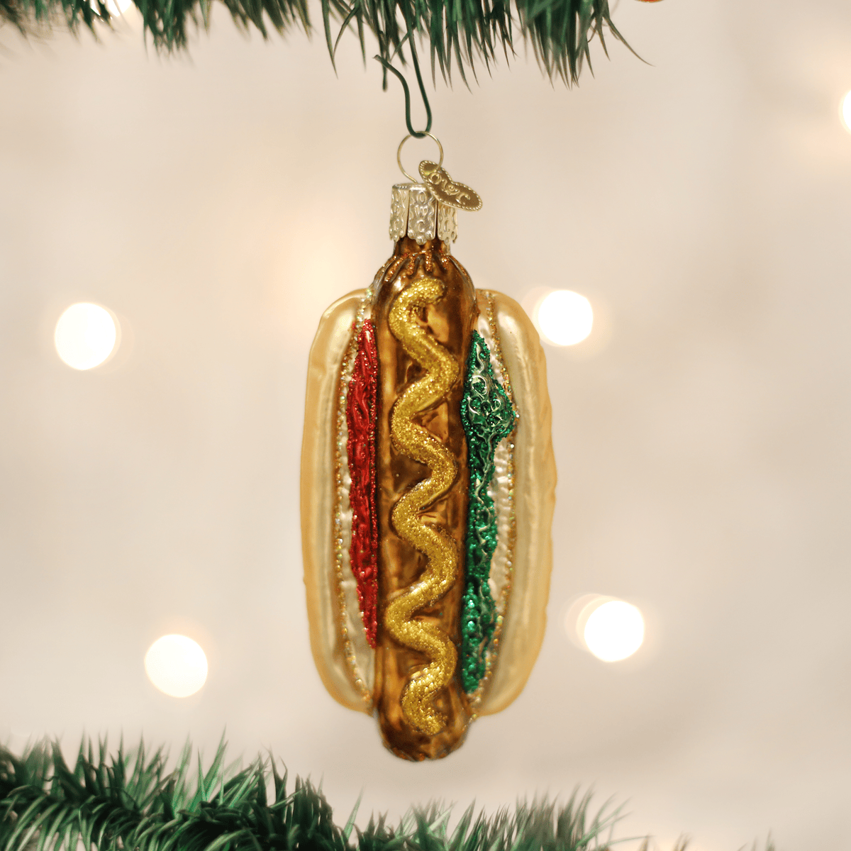 Old World Christmas SHOP Hot Dog Ornament