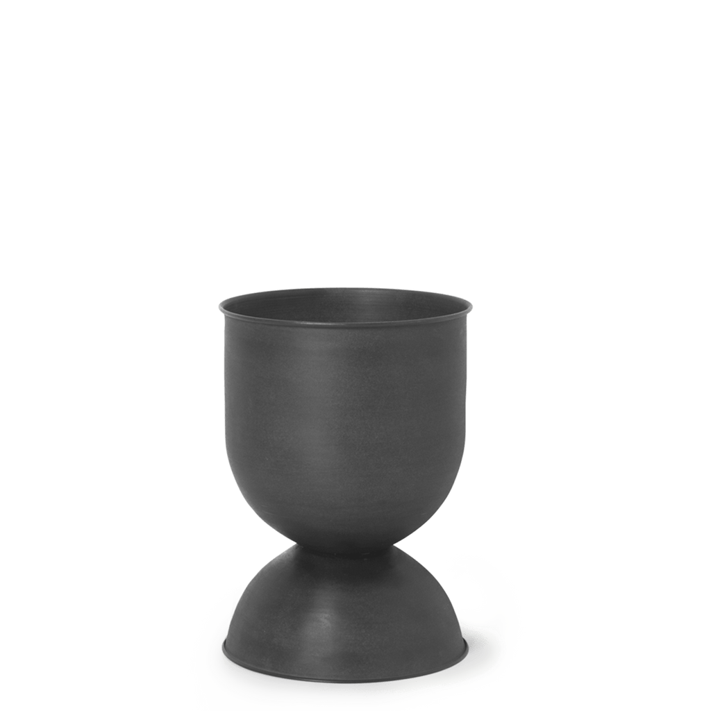 Ferm Living Garden Black Hourglass Pot, Small