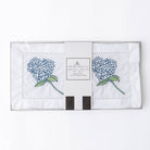 8 Oak Lane Cloth Napkins Hydrangea Embroidered Cotton Cocktail Napkin Set of 4