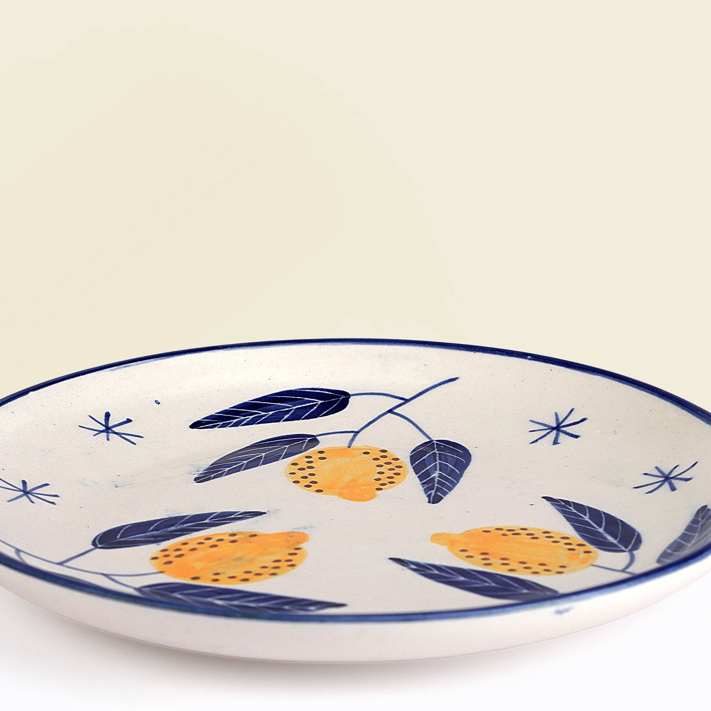 Casa Amarosa SHOP Italian Lemon Stoneware Plate