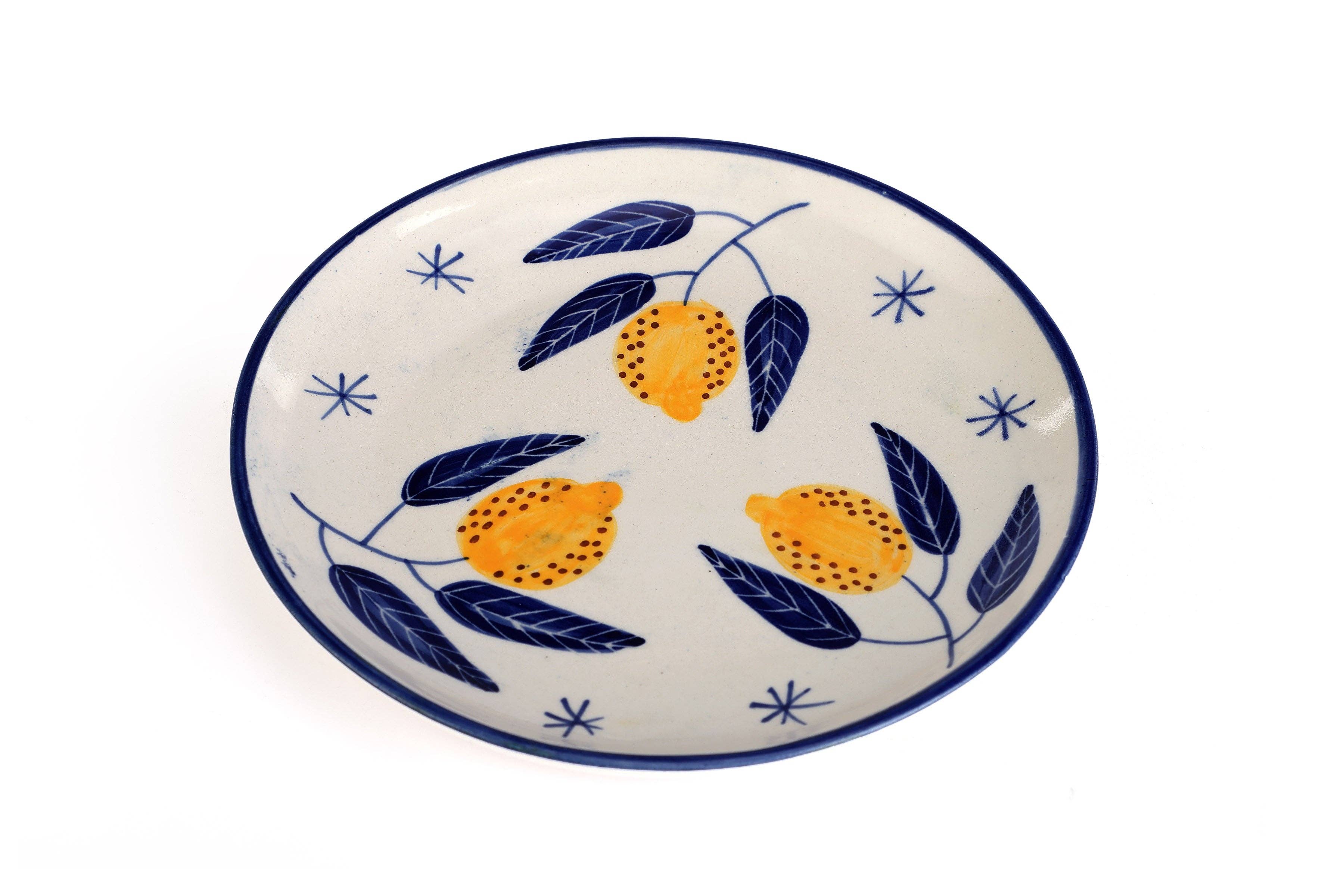 Casa Amarosa SHOP Italian Lemon Stoneware Plate