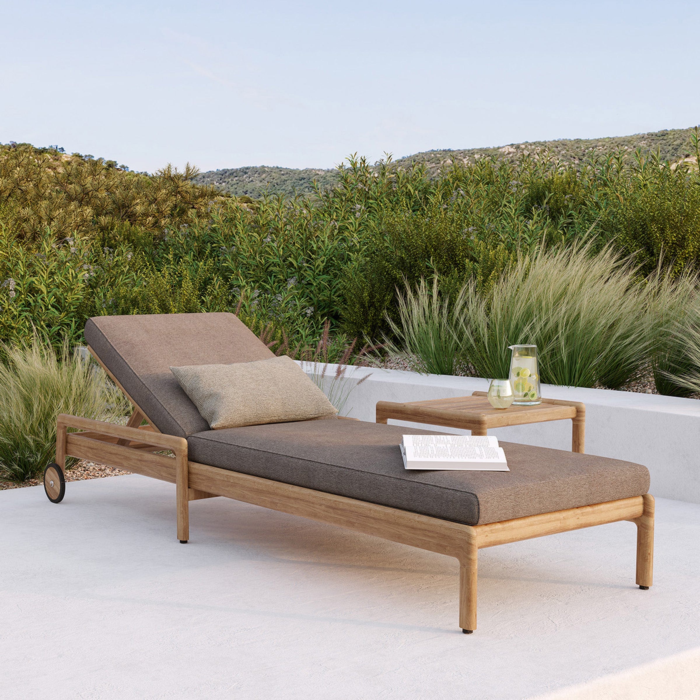 Ethnicraft Furniture Jack Outdoor Adjustable Lounger