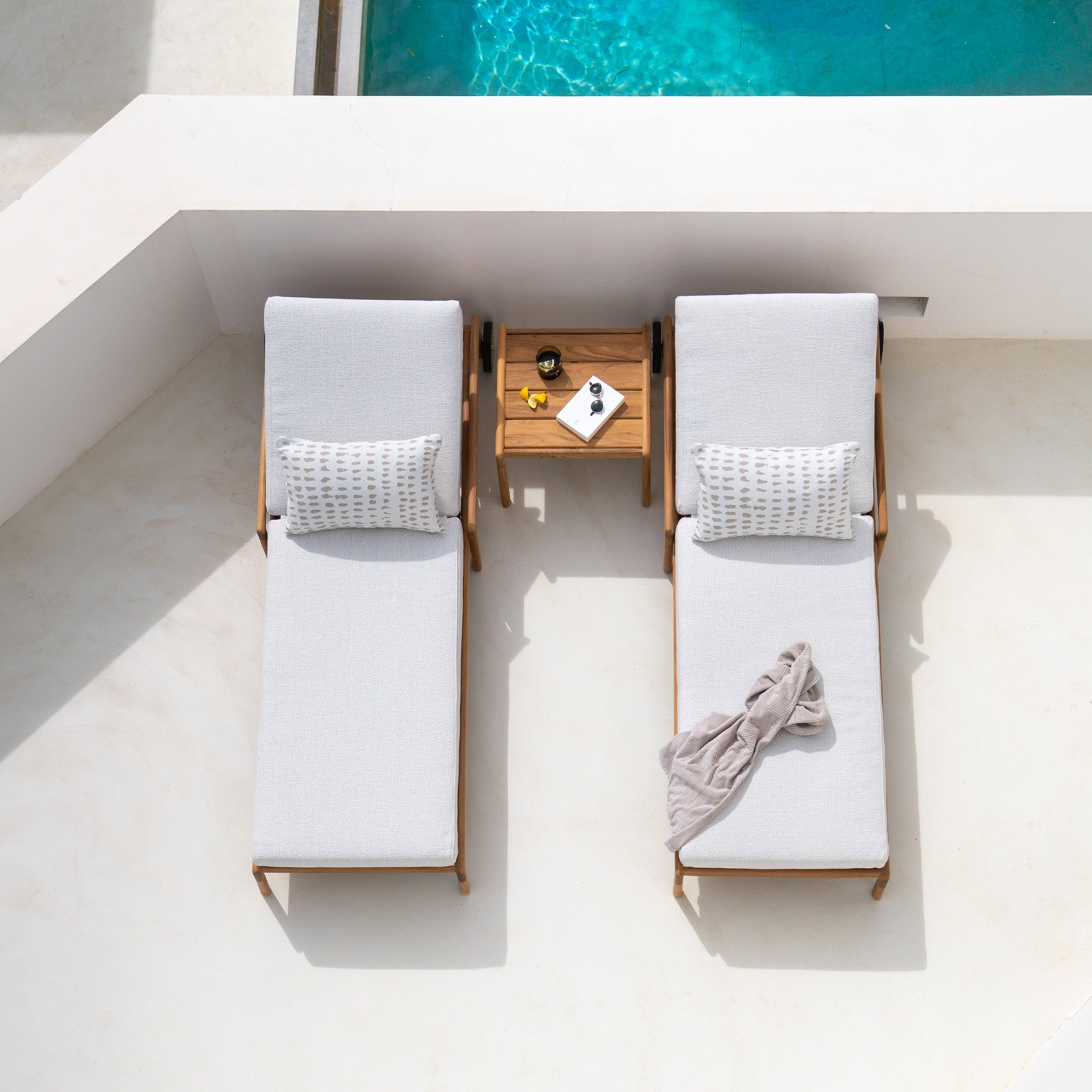 Ethnicraft Furniture Jack Outdoor Adjustable Lounger