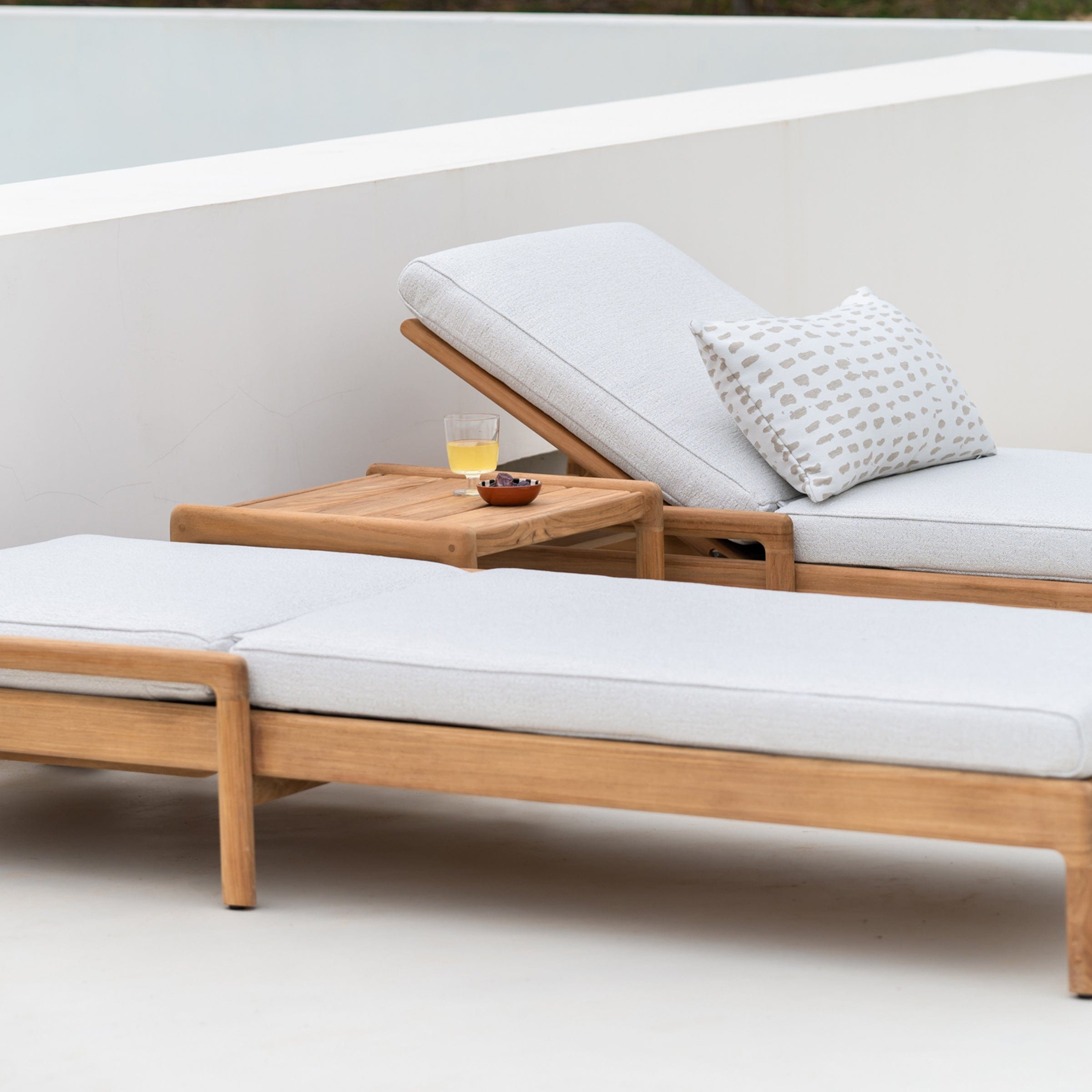 Ethnicraft Furniture Jack Outdoor Adjustable Lounger