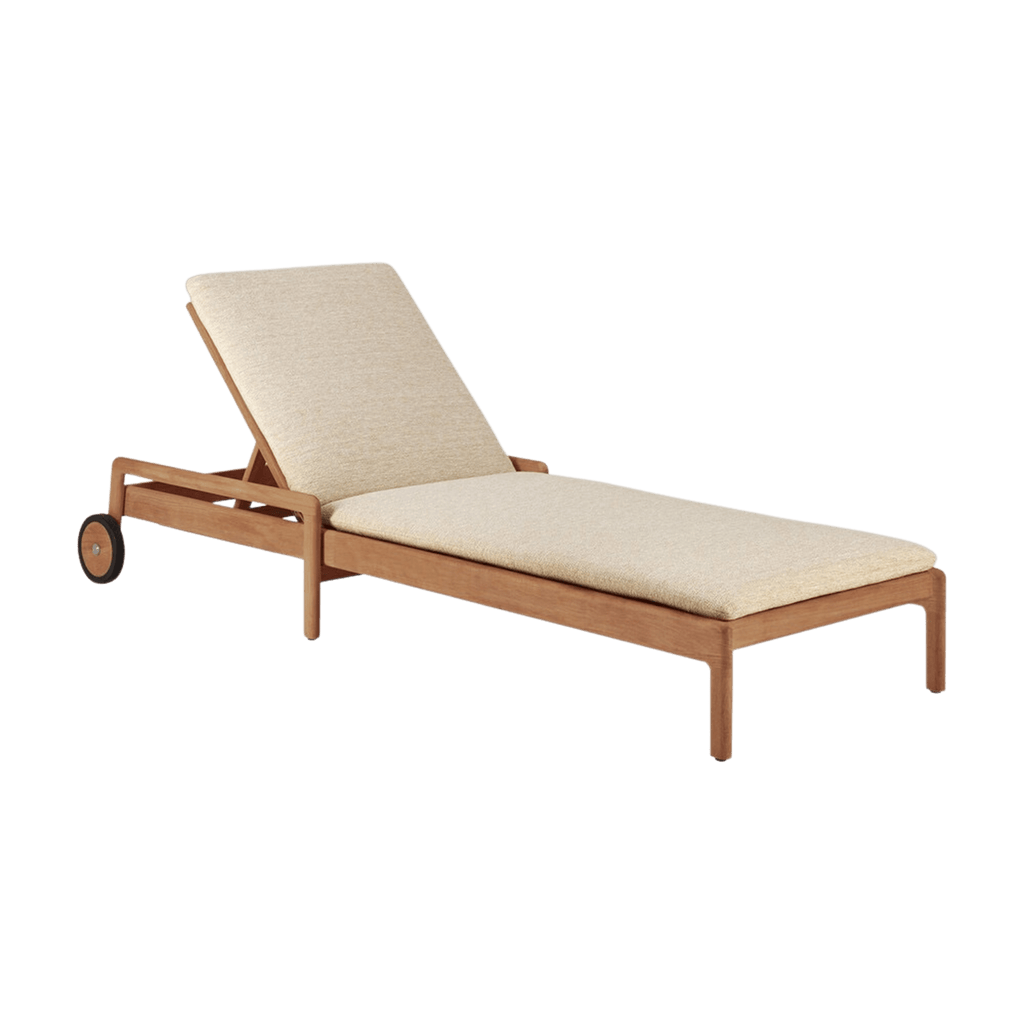 Ethnicraft Furniture Natural / Thin Jack Outdoor Adjustable Lounger
