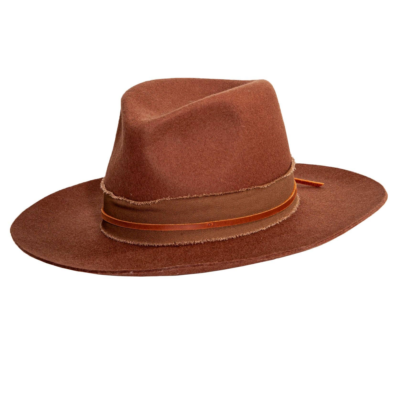 American Hat Makers Hat Jawa Wide Brim Felt Fedora