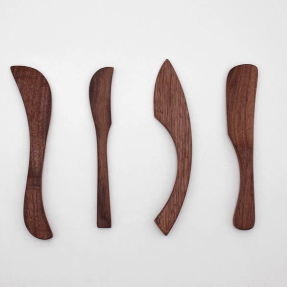 JBrody & Co. JBrody & Co. - 6’’ Walnut Wood Spear Spreader