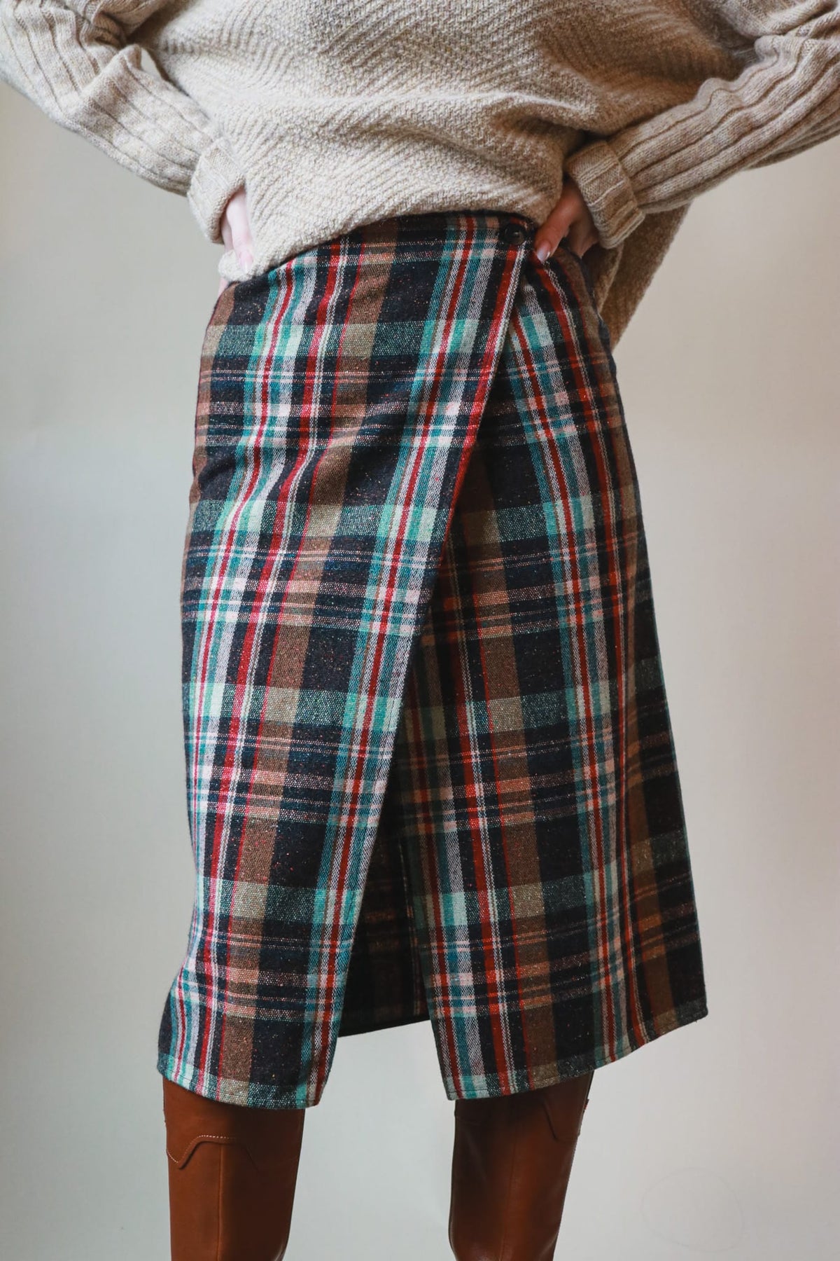 Diega SHOP Josto Plaid Skirt