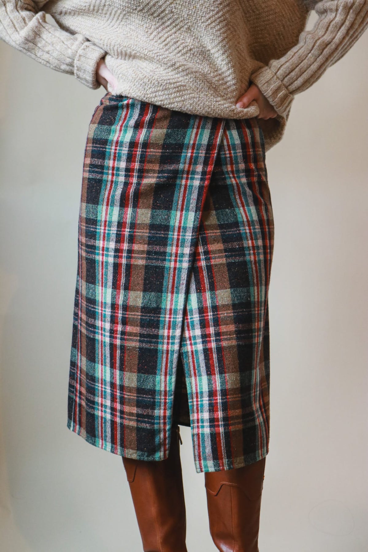 Diega SHOP Josto Plaid Skirt