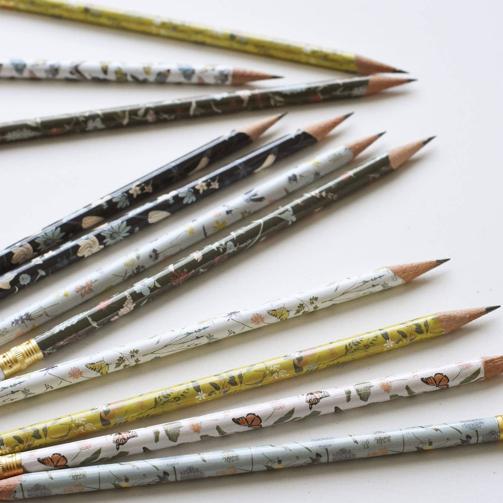 June & December 8" tall x 1"wide June & December - Garden Mix Pencil Terrarium, Set of 5 Pencils