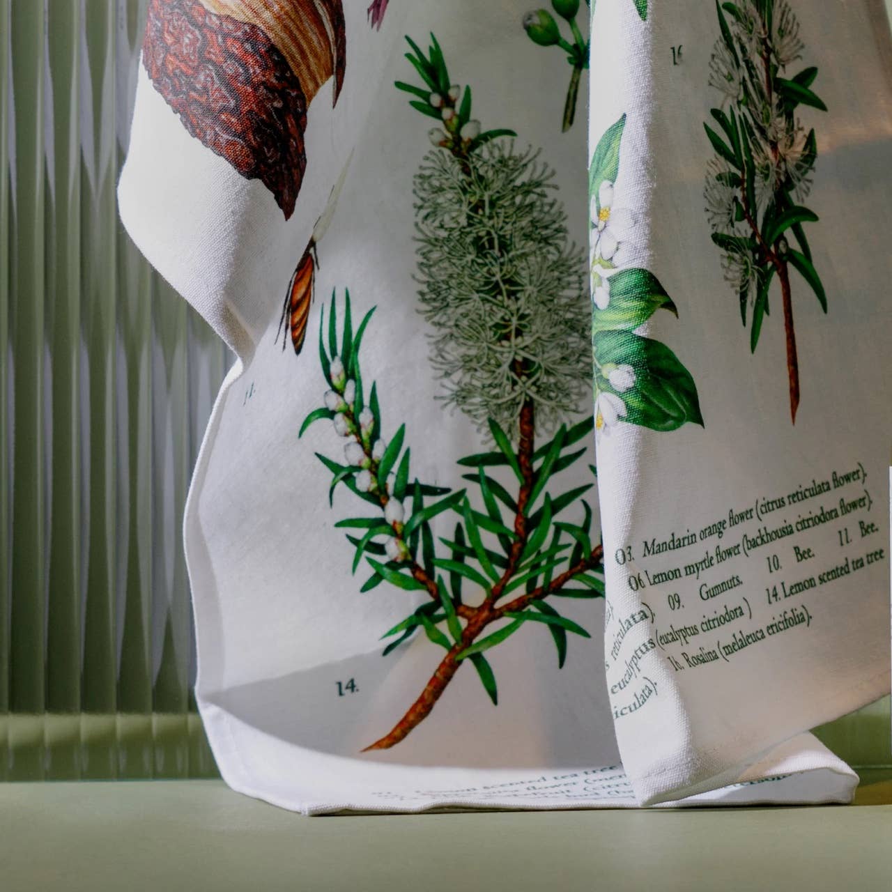 Koala Eco Koala Eco - Linen & Cotton Terra Botanical Tea Towel