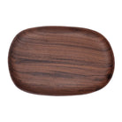 JBrody & Co. Decorative Trays Large Pebble Tray, Walnut Wood
