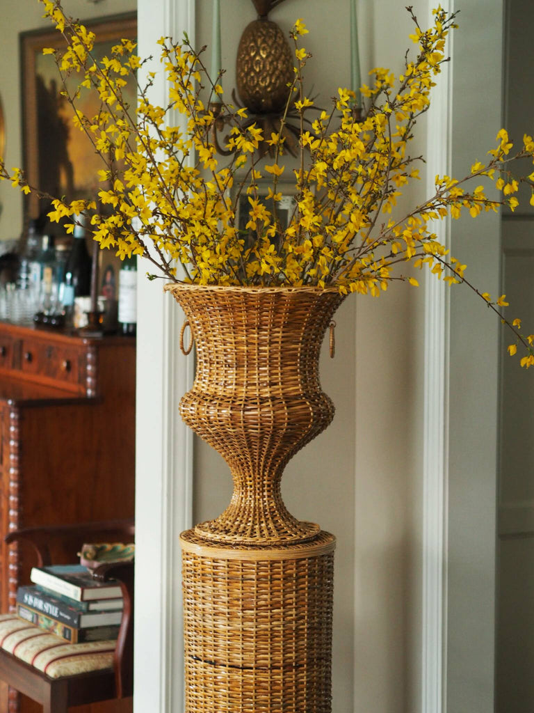 The Enchanted Home Decor Large Wicker Urn