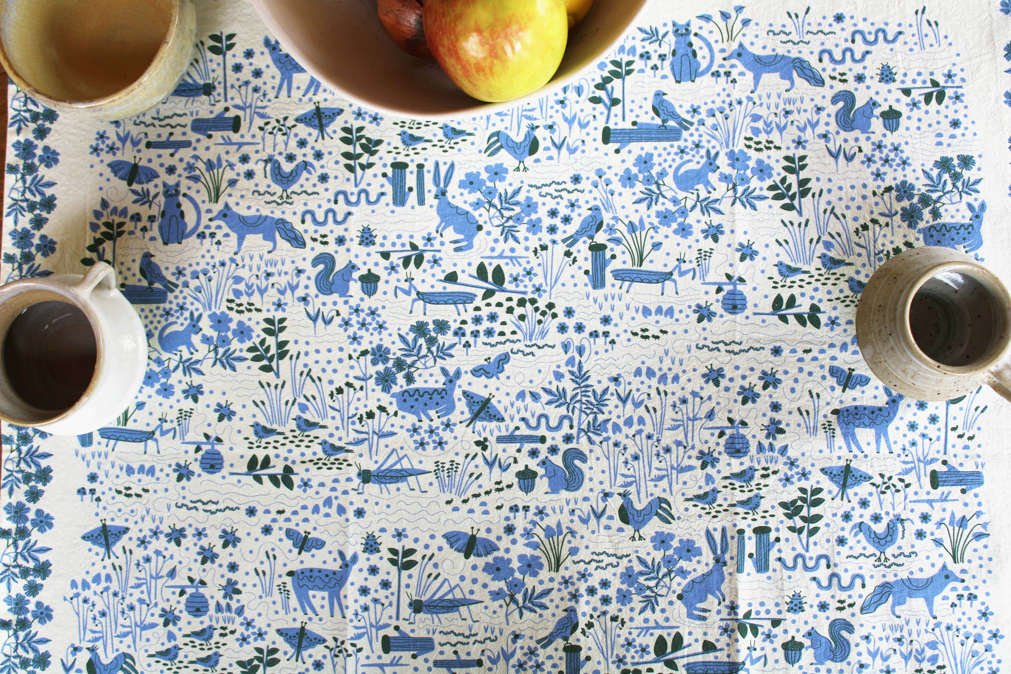 Leah Duncan Leah Duncan - Garden Friends Art Tea Towel