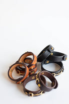 Millstream Home SHOP Leather Horse Bit Bracelet