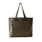 WP Standard SHOP Olive Leather Zippered Tote