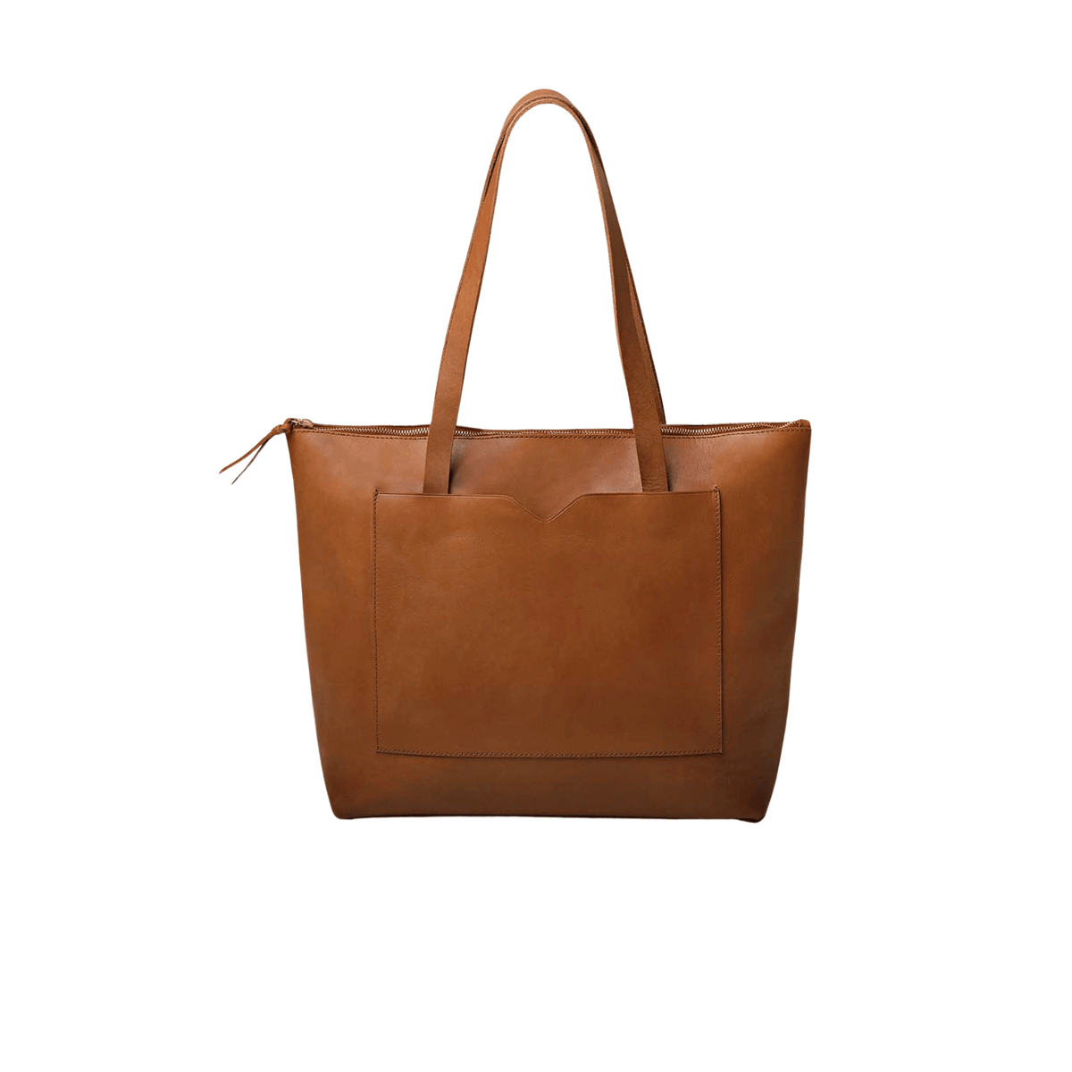 WP Standard SHOP Leather Zippered Tote