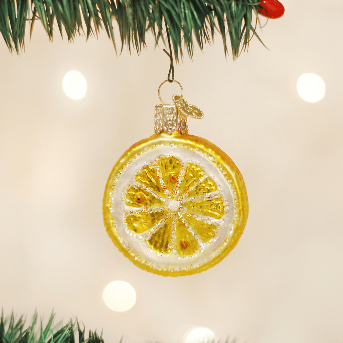 Old World Christmas SHOP Lemon Slice Ornament