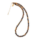Libby & Smee Tiger's Eye Libby & Smee - Gemstone Bead Necklaces in Turquoise, Blue Lapis, Tiger Eye