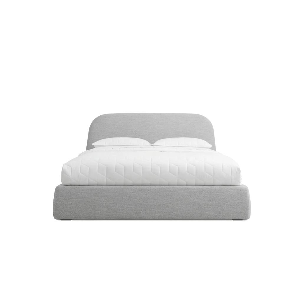 Blu Dot Furniture King / Vesper Light Grey Lid Storage Bed